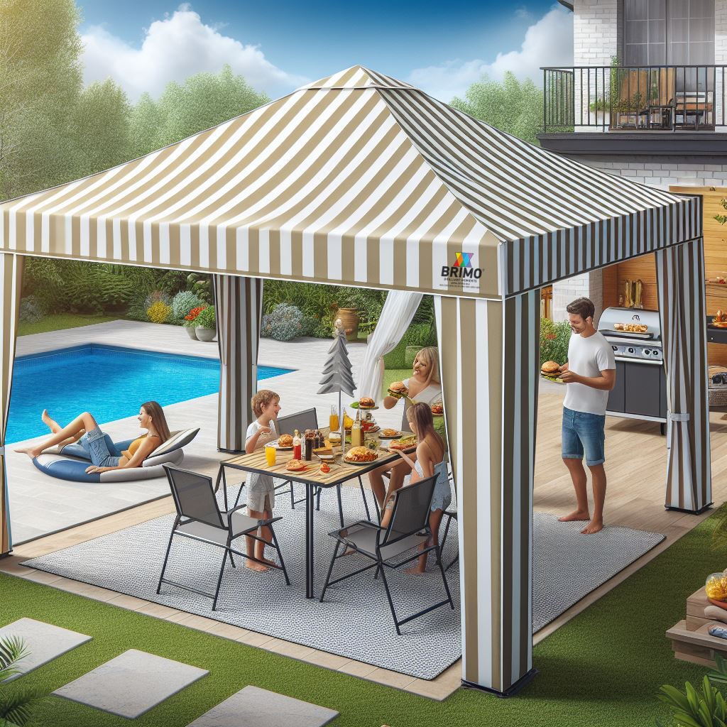 Tente pliante pour hôtels